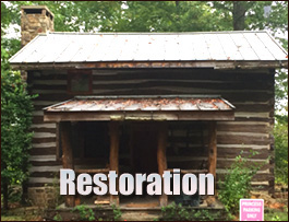 Historic Log Cabin Restoration  Lewisville, Ohio